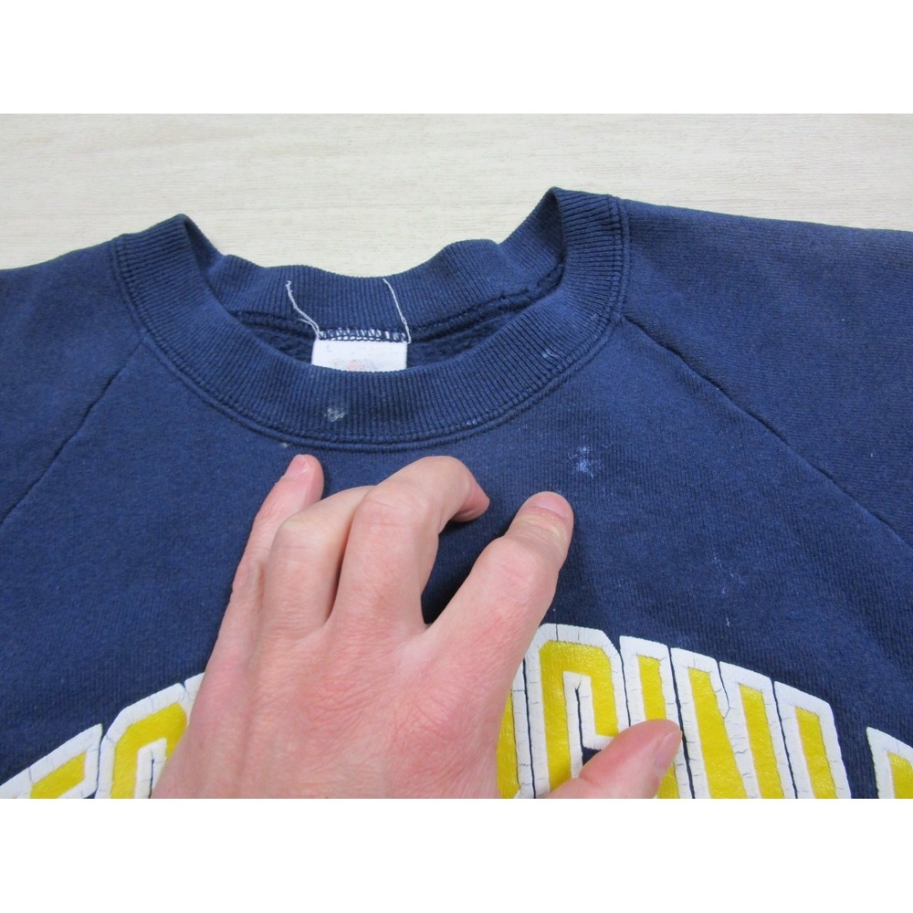 Vintage West Virginia University Sweatshirt (L) WVU College Seal 1980's USA FOTL - Picture 5 of 10